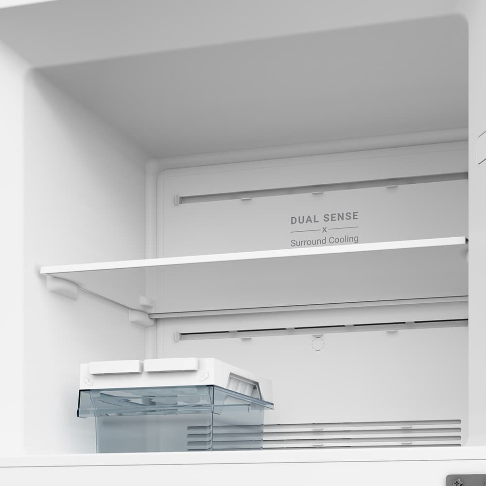 Hitachi HRTN6379SMIRTH ตู้เย็น 2 ประตู 12.2 คิว สีกระจก Grand Carbon Line ระบบ Dual Sense Surround Cooling ช่องแช่ Selectable Zone ปรับอุณหภูมิได้ ถนอมอาหารยาวนาน https://lnwchill.com