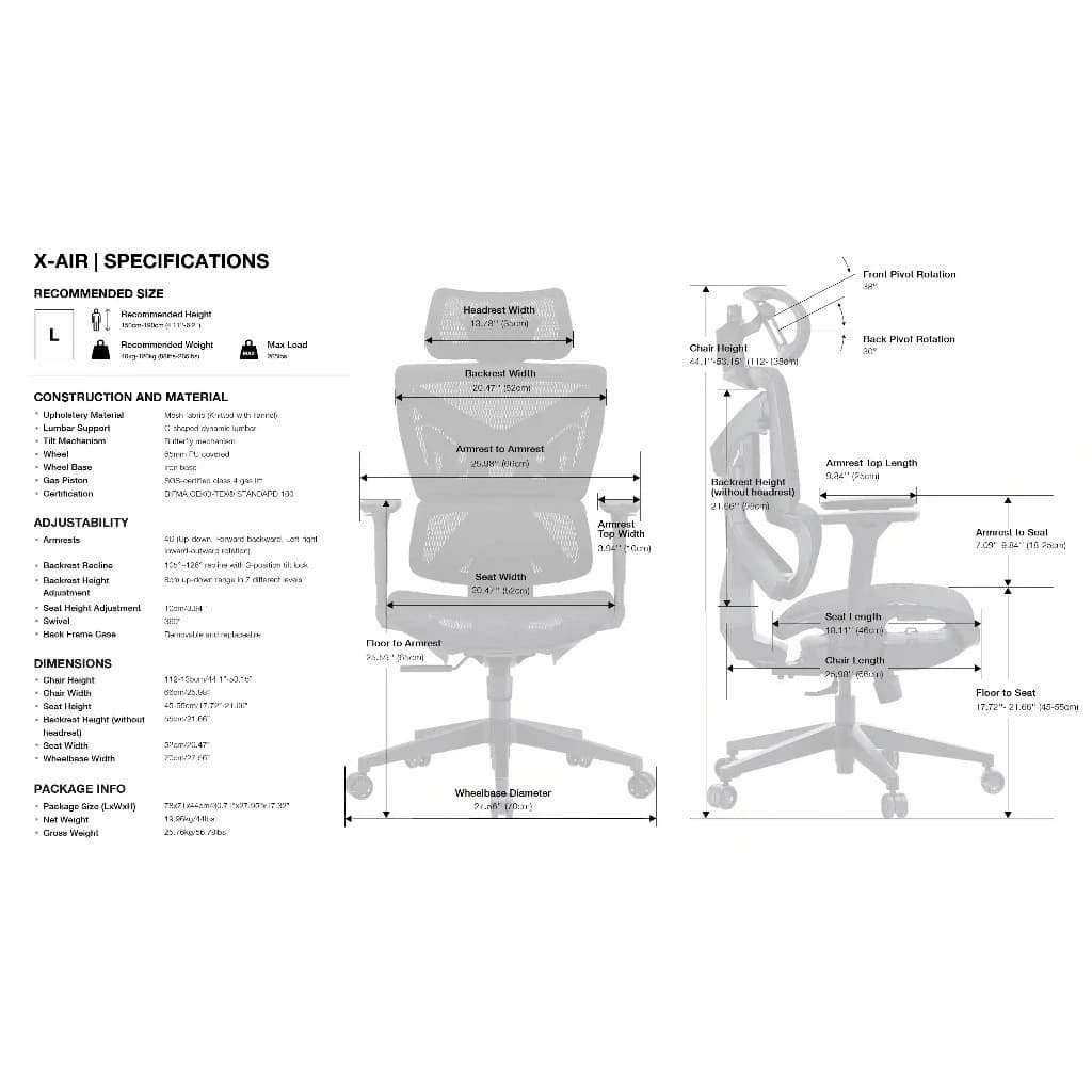 Anda Seat รุ่น AD-WY-01 X-Air Mega / Pro Ergonomic Gaming Chair เก้าอี้เกมมิ่งเพื่อสุขภาพ ปรับได้เต็มรูปแบบ วัสดุตาข่ายระบายอากาศเยี่ยม https://lnwchill.com