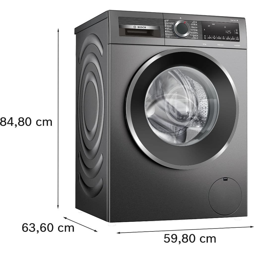 Bosch Washing Machine Series 6 รุ่น WGG45400TH WGG45401TH ความจุ 10 กก 1400 rpm สีขาวและสีเทา มอเตอร์เงียบประหยัดพลังงาน ซักสะอาดถนอมผ้าด้วยเทคโนโลยีทันสมัย https://lnwchill.com