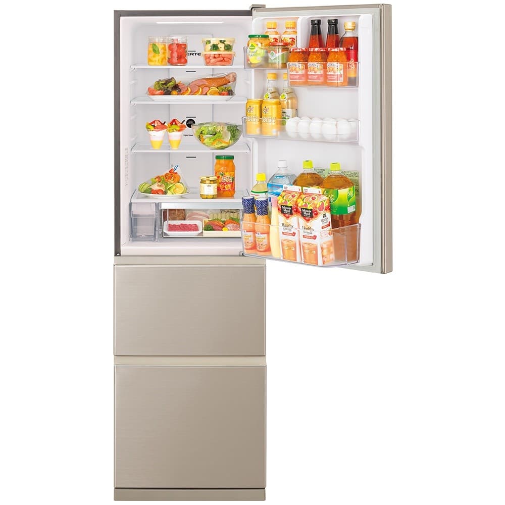 Hitachi R-S32KPTH ตู้เย็นมัลติดอร์ 11.1 คิว สีแชมเปญ ระบบ Inverter พร้อมทำน้ำแข็งอัตโนมัติ ช่องแช่ผักแยกอิสระ ขจัดกลิ่นและแบคทีเรีย https://lnwchill.com