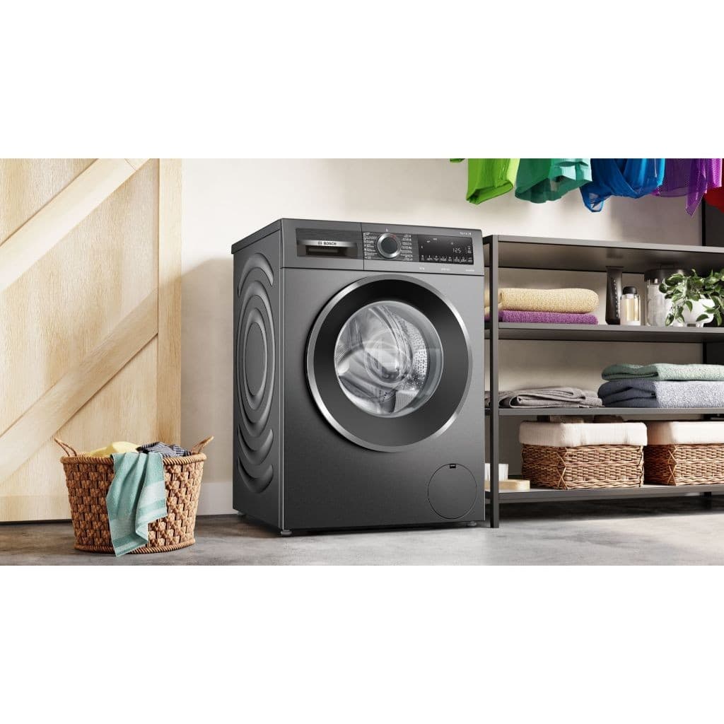 Bosch Washing Machine Series 6 รุ่น WGG45400TH WGG45401TH ความจุ 10 กก 1400 rpm สีขาวและสีเทา มอเตอร์เงียบประหยัดพลังงาน ซักสะอาดถนอมผ้าด้วยเทคโนโลยีทันสมัย https://lnwchill.com