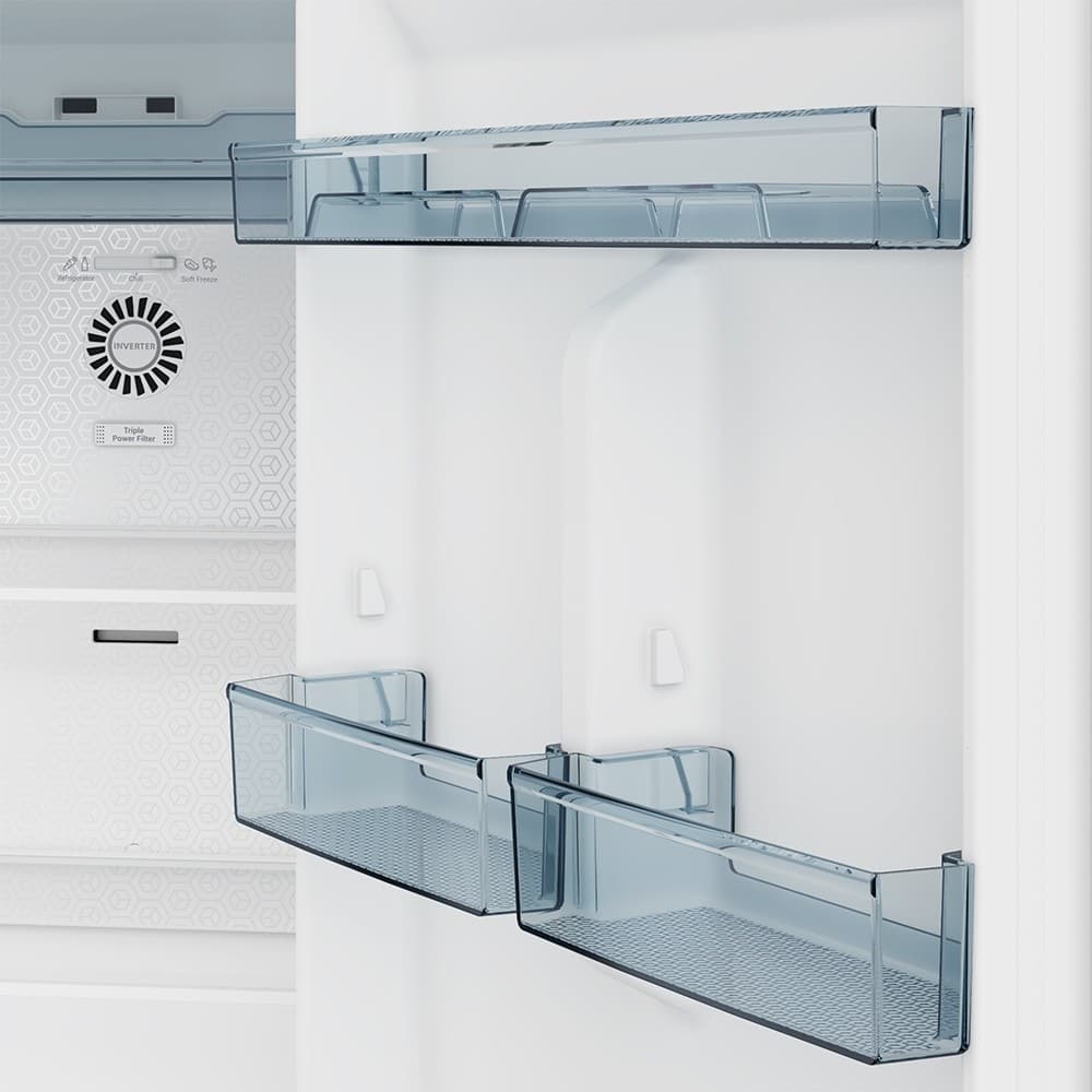 Hitachi รุ่น HRTN6443SXTH ตู้เย็น 2 ประตู 14.4 คิว Grand Carbon Line สี Elegant Inox ระบบ Dual Sense Surround Cooling ประหยัดไฟเบอร์ 5 ระดับ 4 ดาว https://lnwchill.com