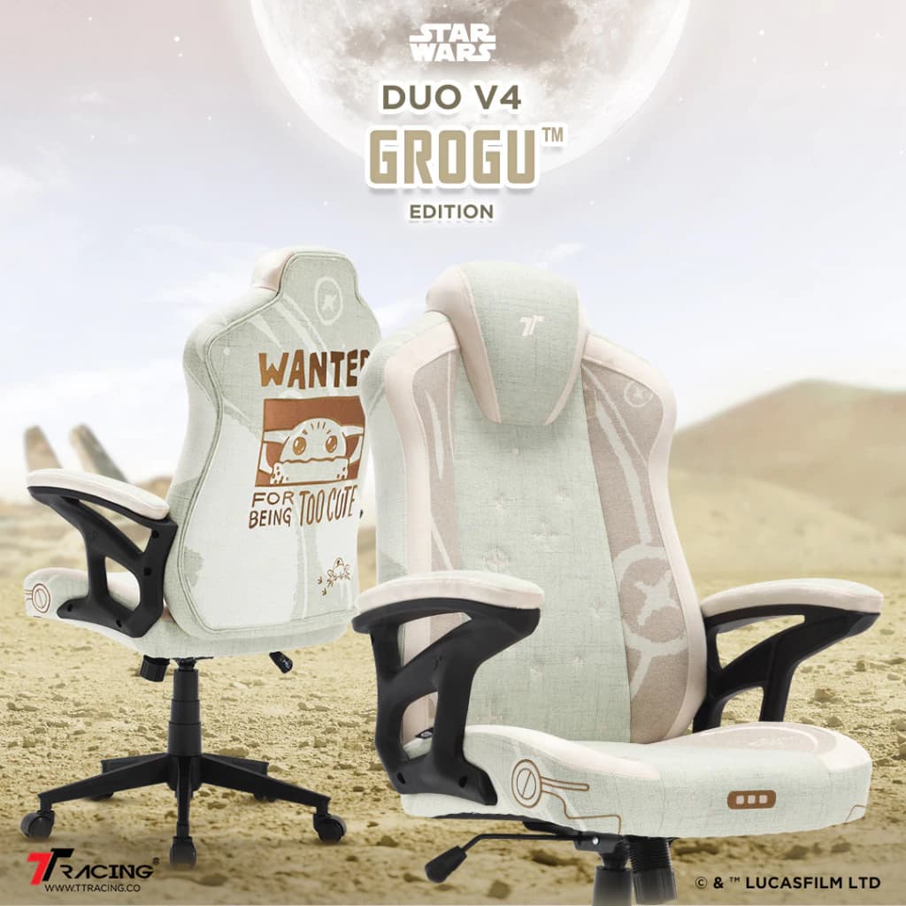 TTRacing Duo V4 Grogu Gaming Chair เก้าอี้สำนักงาน เก้าอี้เกมมิ่ง เก้าอี้เกมมิ่งเพื่อสุขภาพ E-Sport เก้าอี้เบาะ นุ่ม เกรดพรีเมี่ยม  https://lnwchill.com