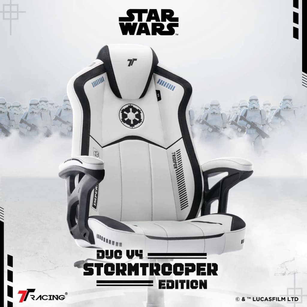 TTRacing Duo V4 Gaming Chair Stormtrooper เก้าอี้สำนักงาน เก้าอี้เกมมิ่ง - รับประกันอย่างเป็นทางการ 2 ปี https://lnwchill.com
