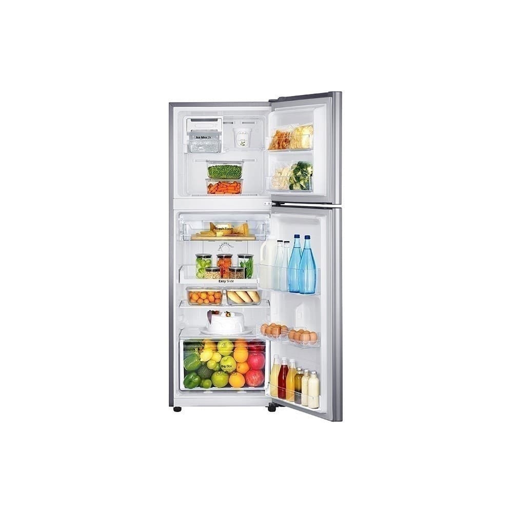 SAMSUNG RT22FGRADSA/ST 8.3 Q Digital Inverter ตู้เย็น 2 ประตู พร้อม MoistFresh Zone และชั้นวาง Easy Slide https://lnwchill.com