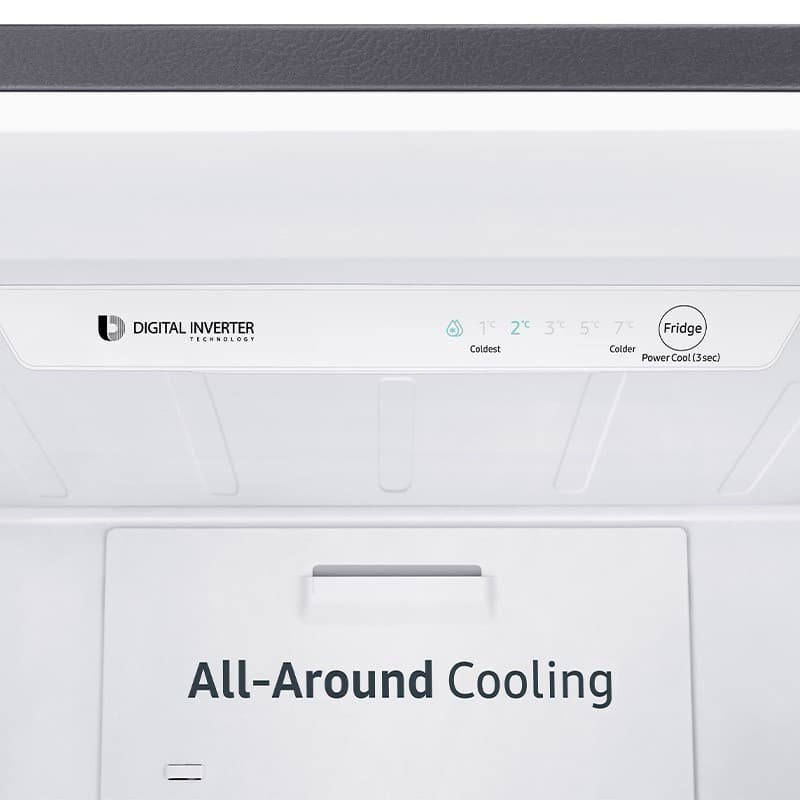 SAMSUNG RB30N4050B1/ST ตู้เย็น 2 ประตู ช่องแช่แข็งล่าง 10.9 คิว สี Black Matt ระบบ Digital Inverter พร้อม Optimal Fresh Zone https://lnwchill.com