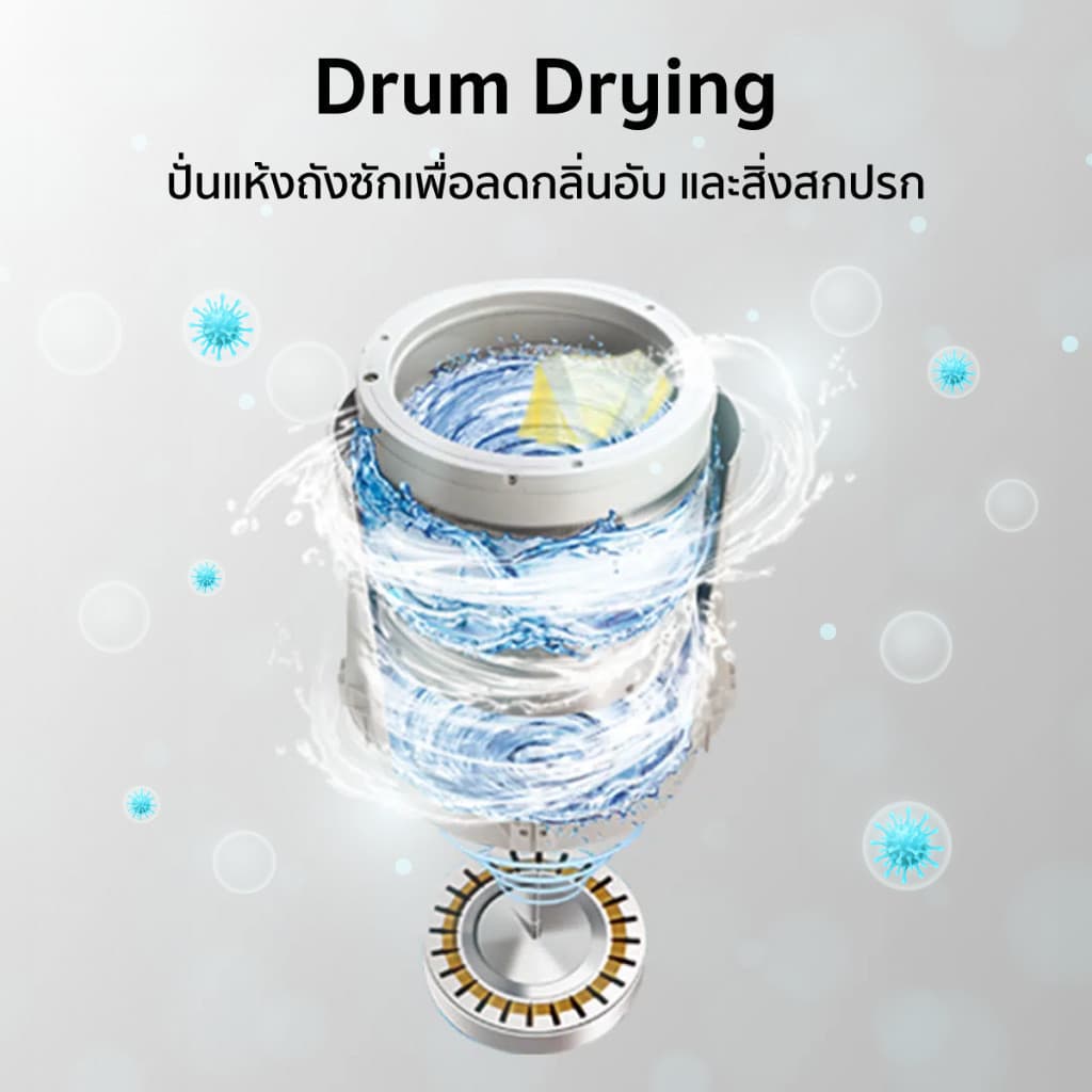 TCL รุ่น F713TLW เครื่องซักผ้าฝาบน 8 kg สีขาว ฝาครอบกระจกนิรภัย ระบบคำนวณน้ำอัตโนมัติ ใช้งานง่าย ถนอมผ้าด้วยถังซักรังผึ้ง https://lnwchill.com