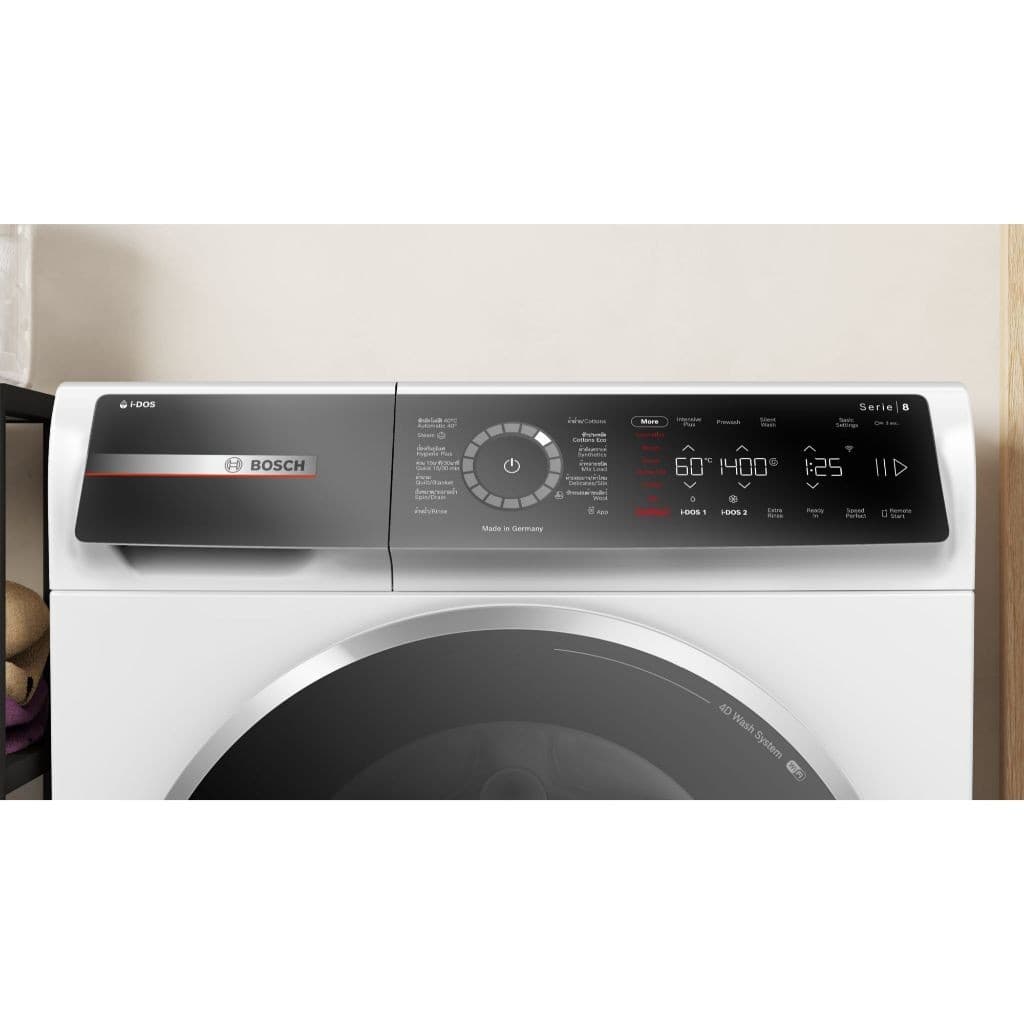 Bosch รุ่น WGB254A0TH และ รุ่น WQB245B0TH ชุดคู่ซักอบผ้าซีรีส์ 8 ความจุ 10/9 กก เทคโนโลยี Home Connect ถนอมผ้าอัจฉริยะ ประหยัดพลังงานเงียบสนิท https://lnwchill.com