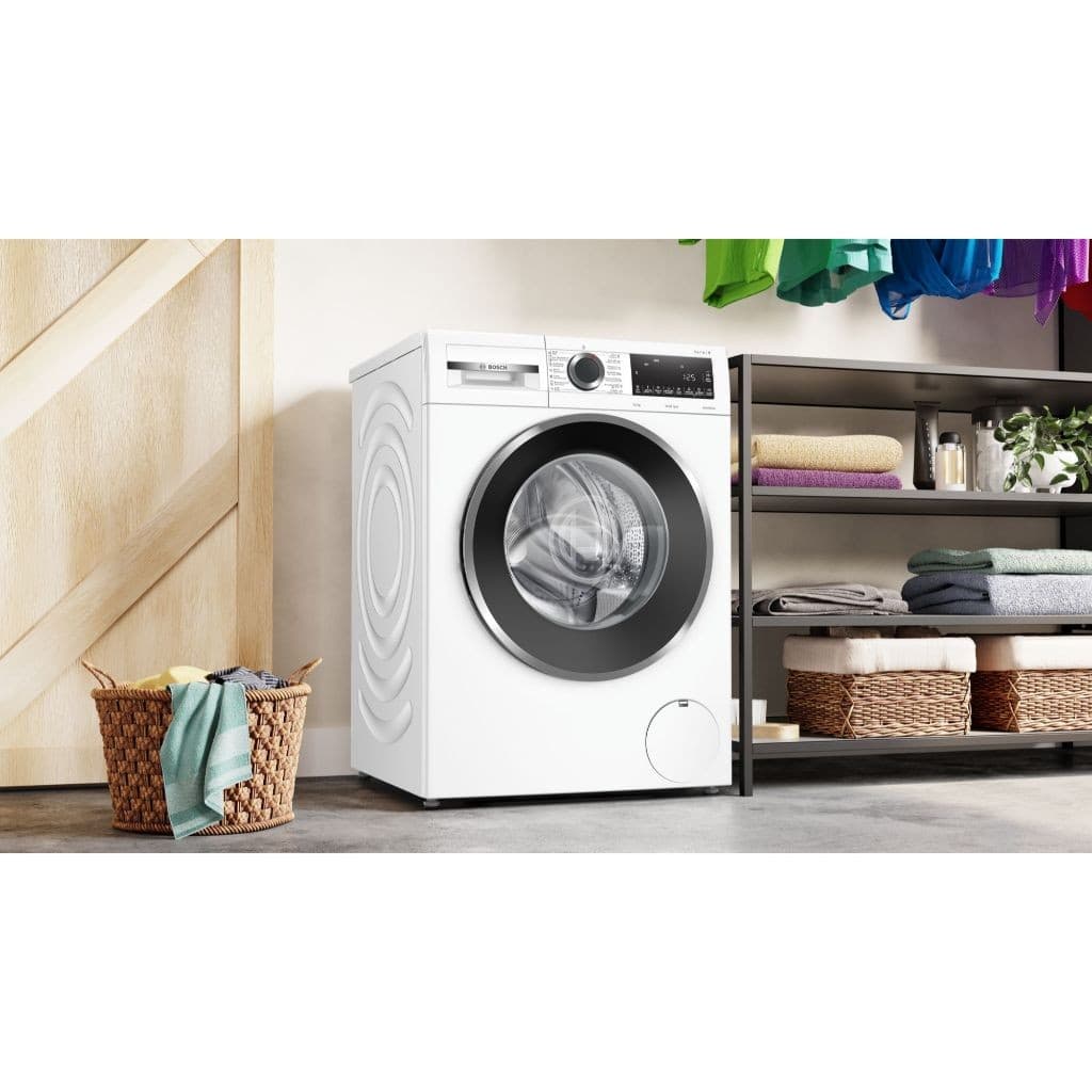Bosch Washing Machine Series 6 รุ่น WGG45400TH WGG45401TH ความจุ 10 กก 1400 rpm สีขาวและสีเทา มอเตอร์เงียบประหยัดพลังงาน ซักสะอาดถนอมผ้าด้วยเทคโนโลยีทันสมัย https://lnwchill.com