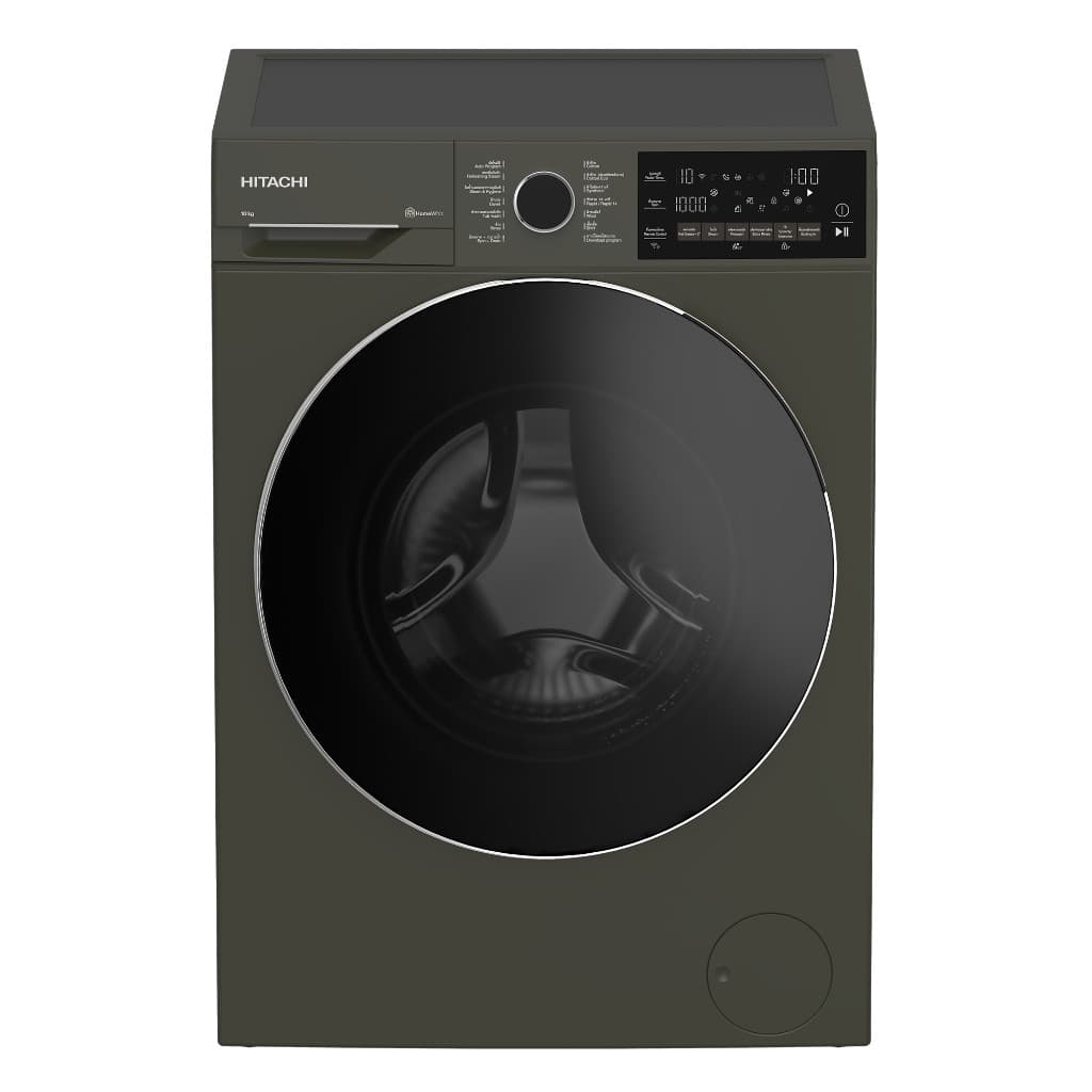 Hitachi รุ่น BD-100XFVEADM เครื่องซักผ้าฝาหน้า 10 กก สี Volcanic Gray ระบบจ่ายน้ำยาอัตโนมัติ 1,400 รอบ ซักสะอาดถนอมผ้าแม่นยำประหยัดพลังงานเพื่อสุขอนามัยที่ดี https://lnwchill.com