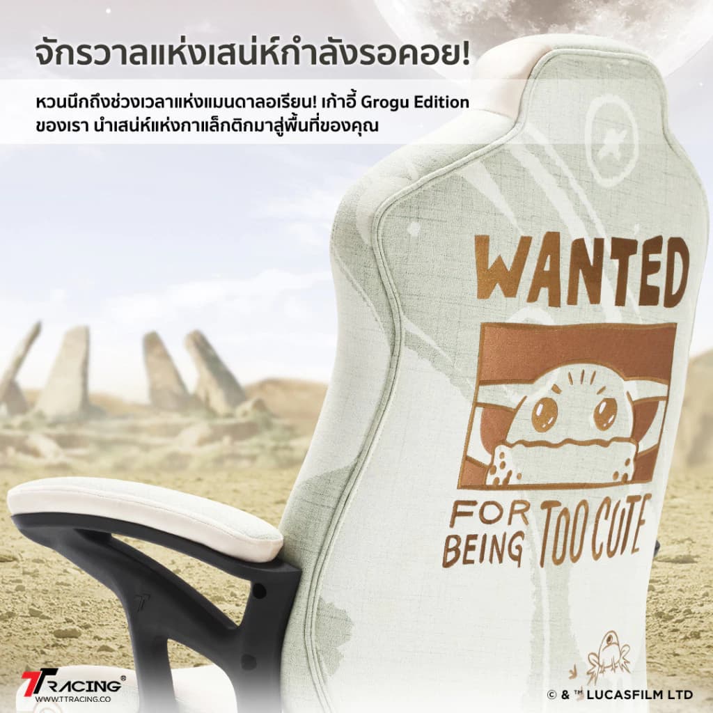 TTRacing Duo V4 Grogu Gaming Chair เก้าอี้สำนักงาน เก้าอี้เกมมิ่ง เก้าอี้เกมมิ่งเพื่อสุขภาพ E-Sport เก้าอี้เบาะ นุ่ม เกรดพรีเมี่ยม  https://lnwchill.com