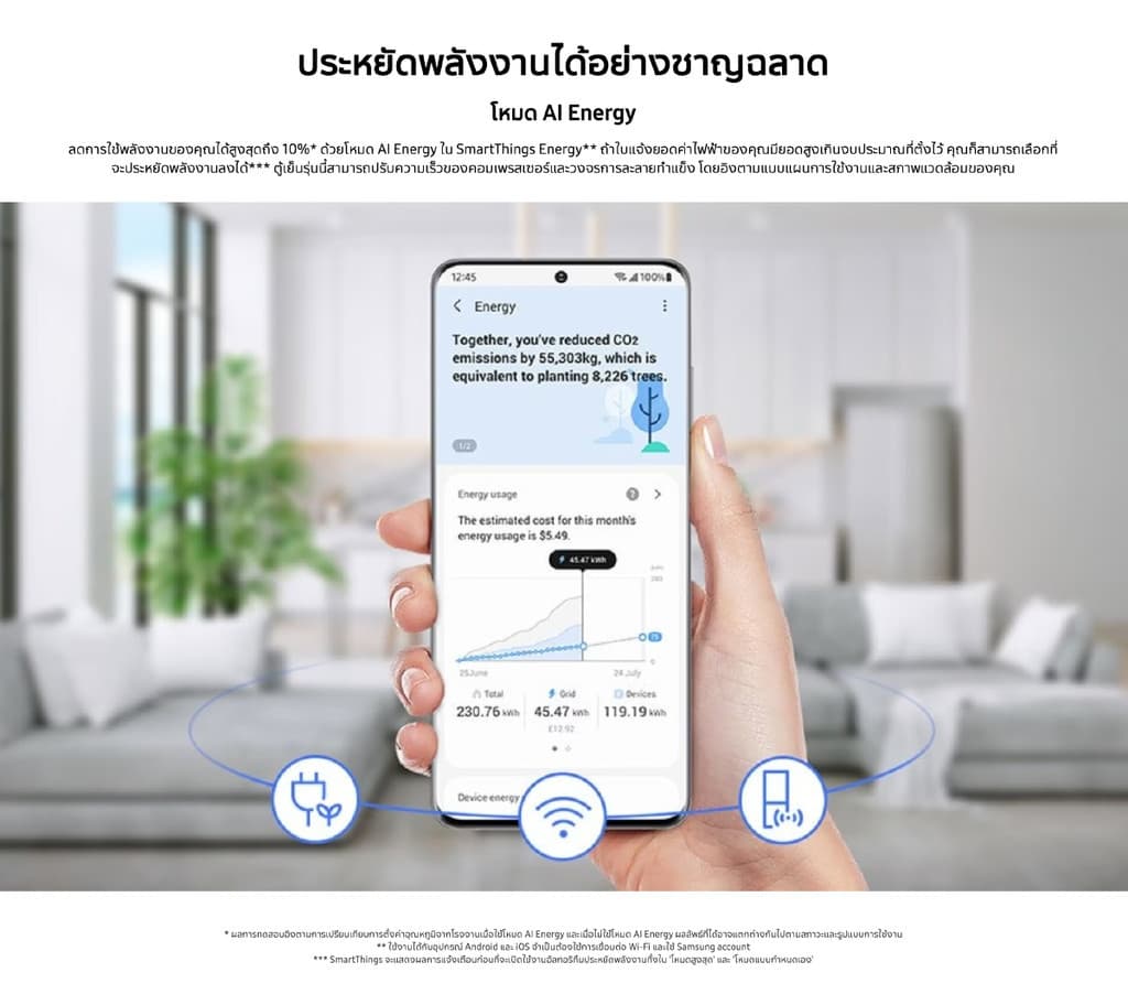 Samsung RS57DG4100B4ST ตู้เย็น Side by Side 20.4 คิว สี Gentle Black พร้อมที่กดน้ำและทำน้ำแข็งอัตโนมัติ https://lnwchill.com