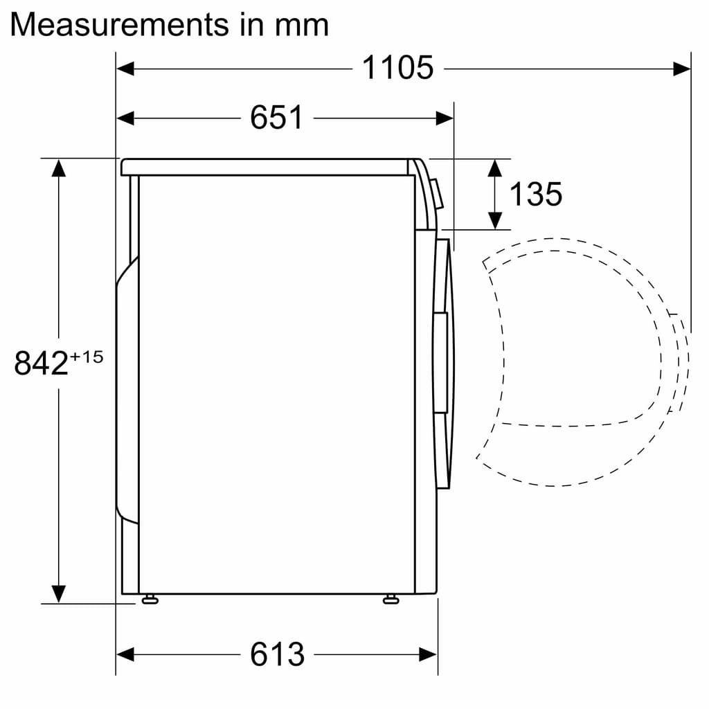 Bosch รุ่น WNA254U0TH เครื่องซักอบผ้าฝาหน้า ความจุ 10/6 กก. รอบปั่น 1400 รอบต่อนาที ซีรีส์ 6 เทคโนโลยี EcoSilence Drive ประหยัดพลังงานทำงานเงียบถนอมผ้าอัจฉริยะ https://lnwchill.com
