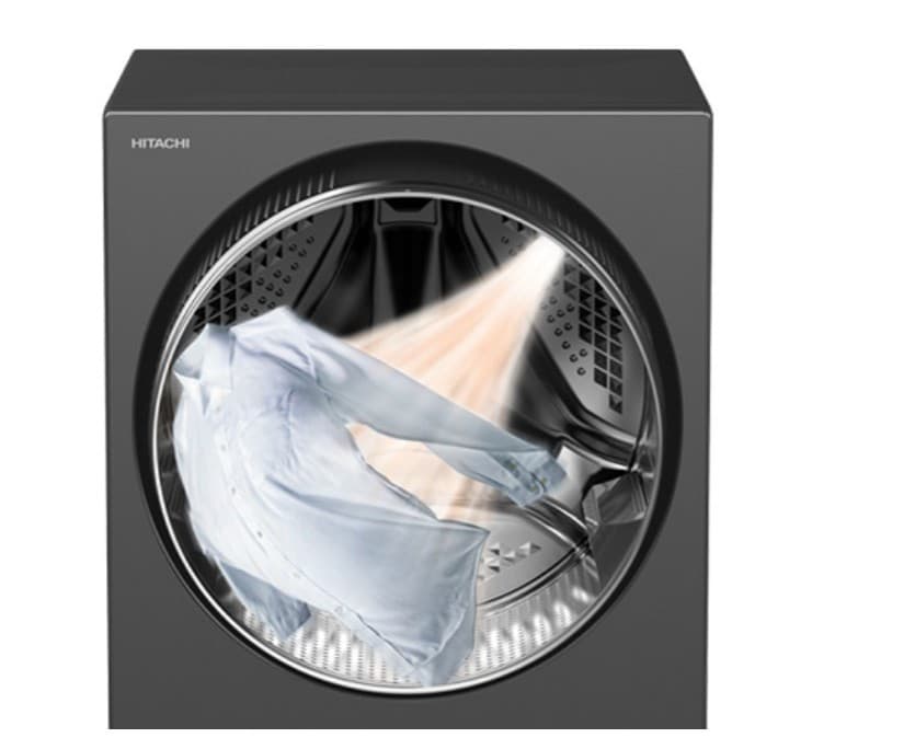 Hitachi BD-D120XGV เครื่องซักผ้าฝาหน้าซัก 12 กก อบ 8 กก รุ่น BD-D120XGV สี Mauve Gray พร้อมเทคโนโลยี Wind Iron และ AI Wash ซักสะอาดอบผ้าแห้งนุ่มลดรอยยับประหยัดเวลา https://lnwchill.com