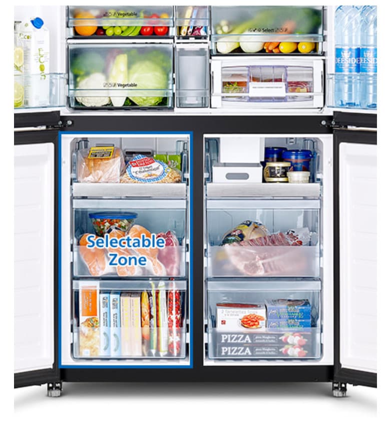 Hitachi ตู้เย็นมัลติดอร์ 20.1 คิว 569 ลิตร French Bottom Freezer รุ่น R-WB640VFX https://lnwchill.com