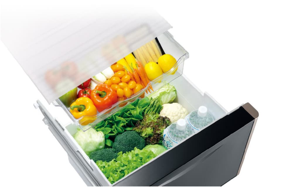 Hitachi R-S32KPTH ตู้เย็นมัลติดอร์ 11.1 คิว สีแชมเปญ ระบบ Inverter พร้อมทำน้ำแข็งอัตโนมัติ ช่องแช่ผักแยกอิสระ ขจัดกลิ่นและแบคทีเรีย https://lnwchill.com