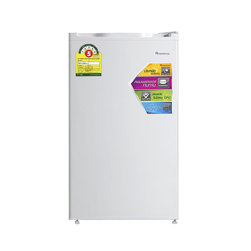 ACONATIC รุ่น AN-FR928 ตู้เย็นมินิบาร์ 1 ประตู 3.3 คิว สีเงิน กะทัดรัด ประหยัดพลังงาน ชั้นวางกระจกนิรภัย ทนทาน เหมาะสำหรับพื้นที่จำกัด เย็นเร็วทั่วถึง https://lnwchill.com