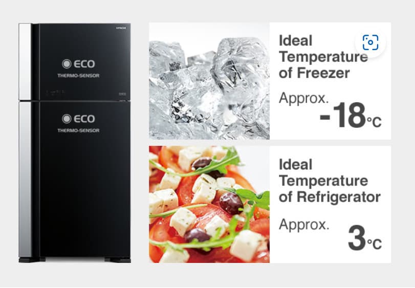 Hitachi ตู้เย็น 2 ประตู รุ่น R-V510PD 510 ลิตร Inverter Dual Fan Cooling สีบริลเลียนท์ ซิลเวอร์ https://lnwchill.com