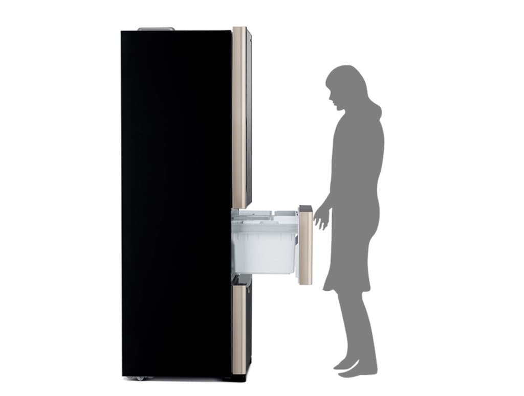 Hitachi ตู้เย็นมัลติดอร์ Solfege รุ่น R-S38KPTH สีแชมเปญ 13.2 คิว ระบบทำน้ำแข็งอัตโนมัติและช่องแช่ผักแยกอิสระ https://lnwchill.com