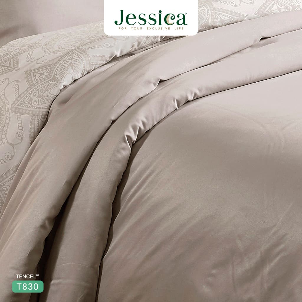 Jessica รุ่น Tencel T830 ชุดเครื่องนอน TENCEL™ 500 เส้นด้าย พิมพ์ลายโดดเด่น ให้สัมผัสที่นุ่มลื่นดุจแพรไหมและยับยั้งแบคทีเรียอย่างเป็นธรรมชาติ https://lnwchill.com
