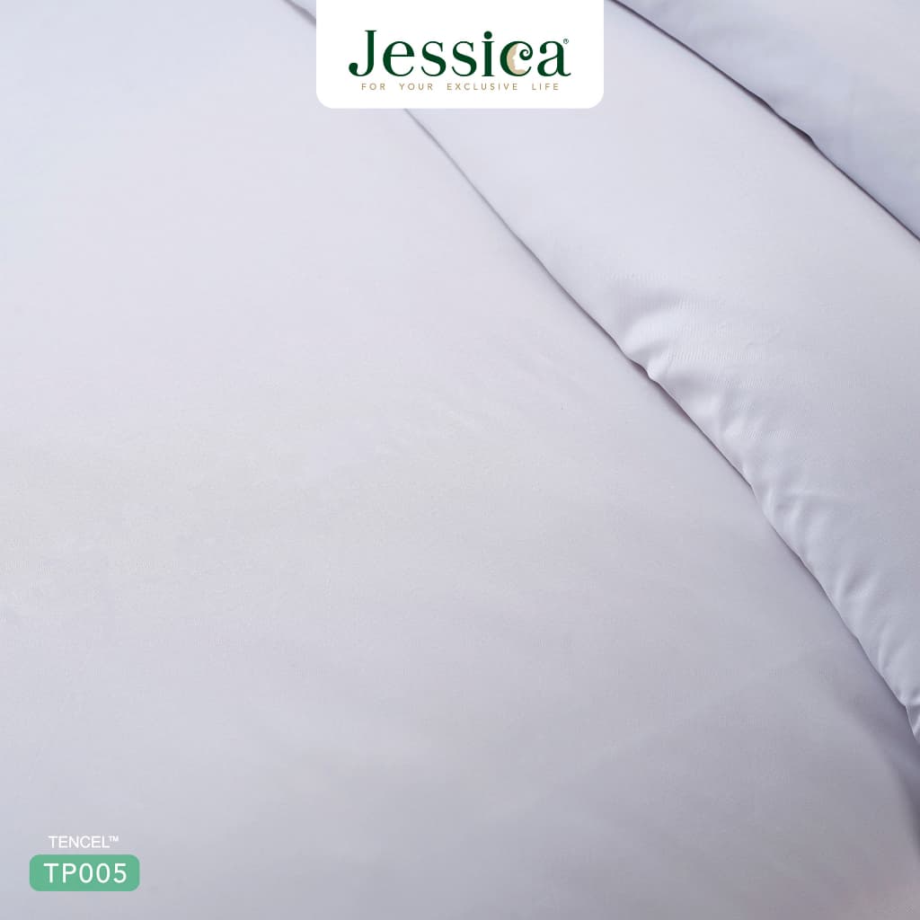 Jessica รุ่น TP005 ชุดเครื่องนอน Tencel™ สีพื้น เนื้อผ้า 500 เส้นด้าย ให้สัมผัสที่นุ่มลื่นดุจแพรไหม อ่อนโยนต่อผิวและเป็นมิตรต่อสิ่งแวดล้อม https://lnwchill.com