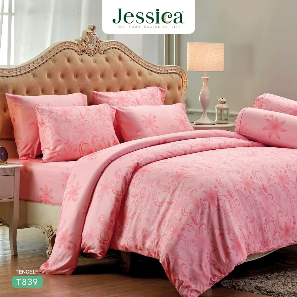 Jessica รุ่น T839 ชุดเครื่องนอน Tencel™ ทอ 500 เส้นด้าย พิมพ์ลวดลายโดดเด่น มอบสัมผัสที่นุ่มลื่นดุจแพรไหมและเย็นสบายอย่างเป็นธรรมชาติ https://lnwchill.com
