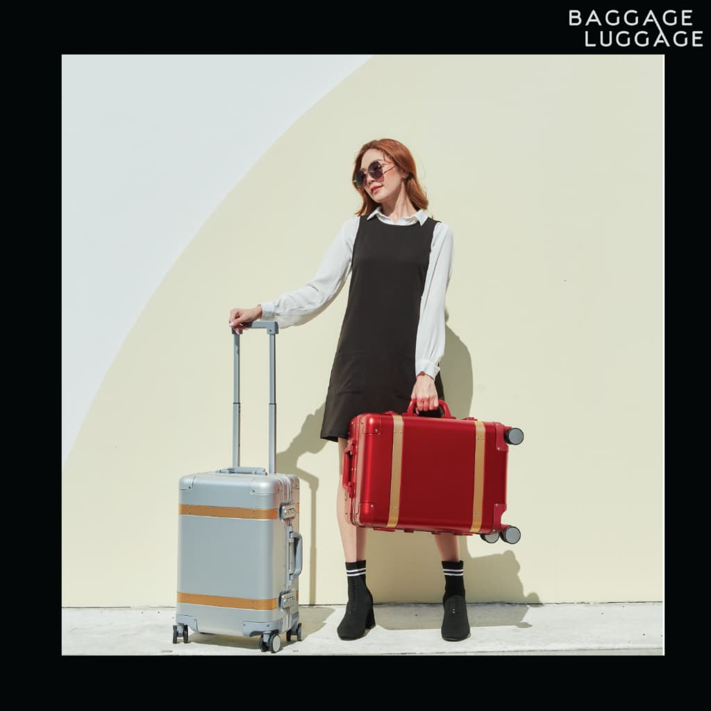 BAGGAGE LUGGAGE รุ่น WESTERN ALUMINIUM กระเป๋าเดินทางอลูมิเนียมแท้ 100% ขนาด 20 นิ้ว ดีไซน์เรียบหรู ทนทาน ล้อลากลื่น สำหรับนักเดินทางมีสไตล์ https://lnwchill.com