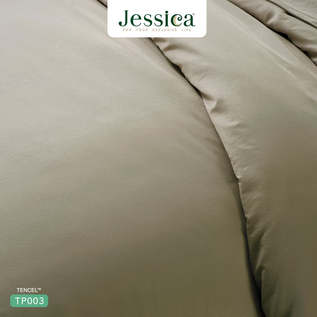 Jessica รุ่น TP003 ชุดเครื่องนอน Tencel™ สีพื้น มอบสัมผัสนุ่มลื่นดุจแพรไหม ผลิตจากเส้นใยธรรมชาติที่เป็นมิตรต่อสิ่งแวดล้อม https://lnwchill.com