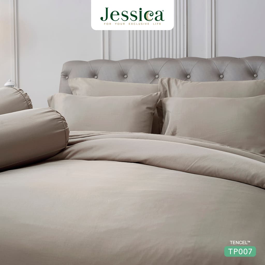 Jessica รุ่น TP007 ชุดเครื่องนอน Tencel™ สีพื้น ที่สุดแห่งสัมผัสอันนุ่มลื่นดุจแพรไหม พร้อมนวัตกรรมระบายอากาศเพื่อการนอนหลับที่เหนือกว่า https://lnwchill.com