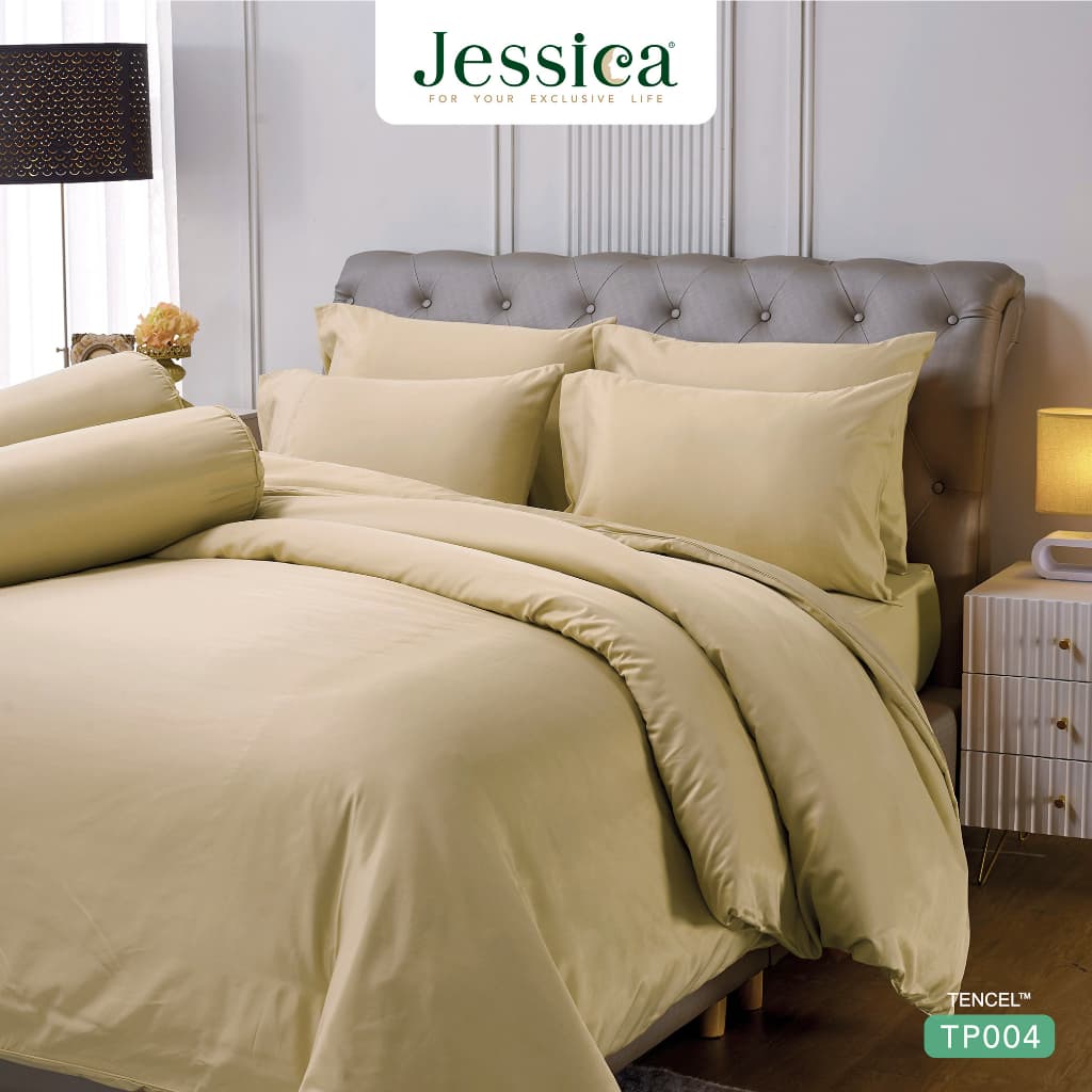 Jessica รุ่น Tencel TP004 ชุดเครื่องนอนสีพื้นมินิมอล ผลิตจากใย Tencel™ แท้ ทอ 500 เส้นด้าย มอบสัมผัสที่นุ่มลื่นดุจแพรไหม พร้อมคุณสมบัติระบายอากาศดีเยี่ยม เพื่อการพักผ่อนที่เรียบง่ายแต่ https://lnwchill.com