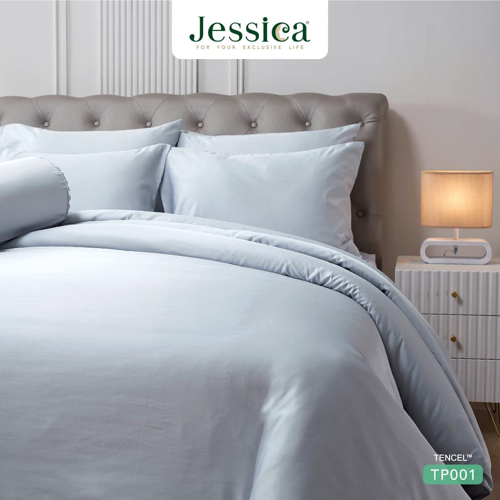 Jessica รุ่น TP001 ชุดเครื่องนอน Tencel™ สีพื้น มอบสัมผัสที่นุ่มลื่นดุจแพรไหม อ่อนโยนต่อผิวด้วยเส้นใยจากธรรมชาติ ระบายอากาศได้ดีเยี่ยมและเป็นมิตรต่อสิ่งแวดล้อม https://lnwchill.com