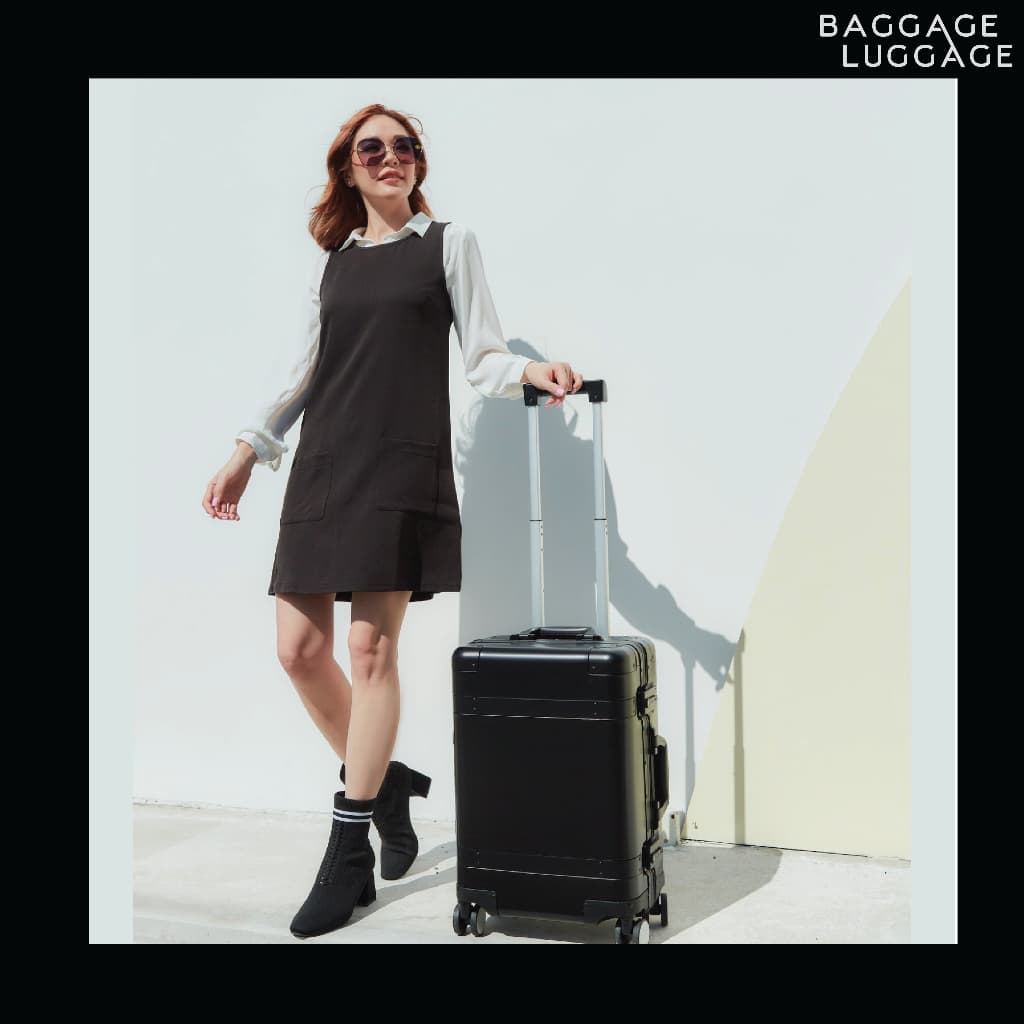 BAGGAGE LUGGAGE รุ่น WESTERN ALUMINIUM กระเป๋าเดินทางอลูมิเนียมแท้ 100% ขนาด 20 นิ้ว ดีไซน์เรียบหรู ทนทาน ล้อลากลื่น สำหรับนักเดินทางมีสไตล์ https://lnwchill.com