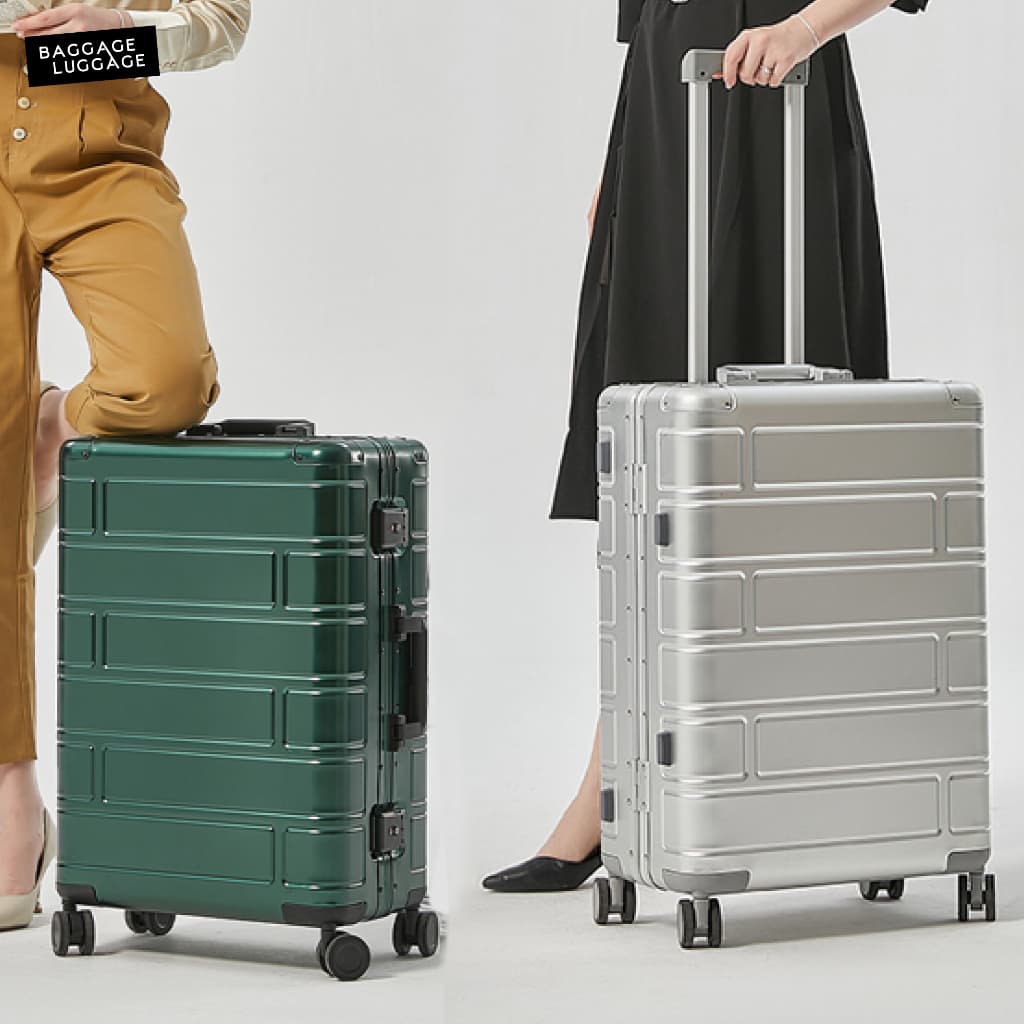 BAGGAGE LUGGAGE รุ่น BRICK กระเป๋าเดินทางอลูมิเนียม High-Grade แท้ทั้งใบ ดีไซน์ลายอิฐพรีเมียม รับประกันนาน 3 ปี ตอบโจทย์ทุกการเดินทางอย่างมีระดับ https://lnwchill.com