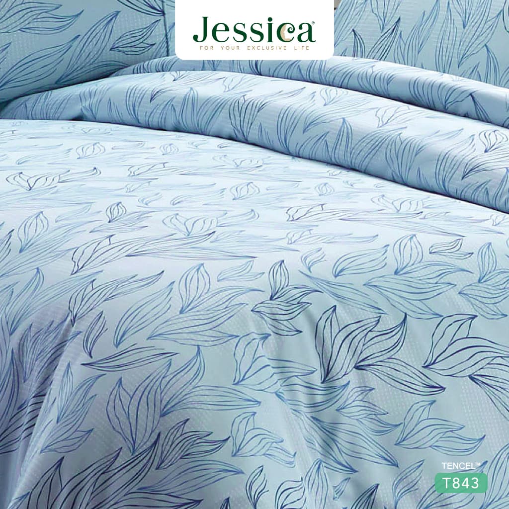 Jessica รุ่น T843 ชุดเครื่องนอน Tencel™ Lyocell พิมพ์ลวดลายโดดเด่น มอบสัมผัสนุ่มลื่นดุจแพรไหม ระบายอากาศดีเยี่ยม https://lnwchill.com
