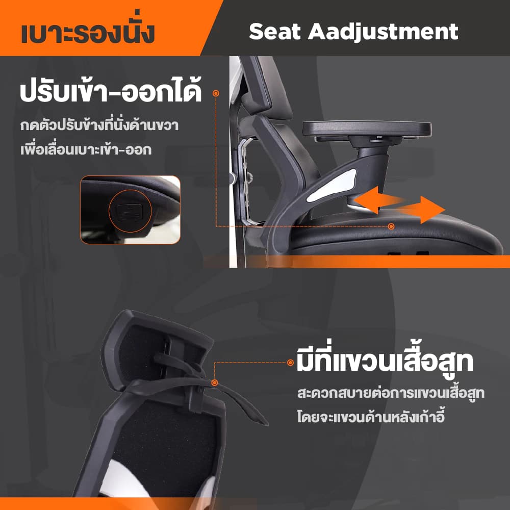 Ergotrend เก้าอี้เพื่อสุขภาพ เออร์โกเทรน รุ่น Ultimate Malmo เก้าอี้สีดำ ระบายอากาศดีเยี่ยม นุ่มสบาย ตามหลักสรีระศาสตร์ Ergonomic เก้าอี้พนักพิงสูง ลดอาการปวดเมื่อย เกรดคุณภาพ https://lnwchill.com