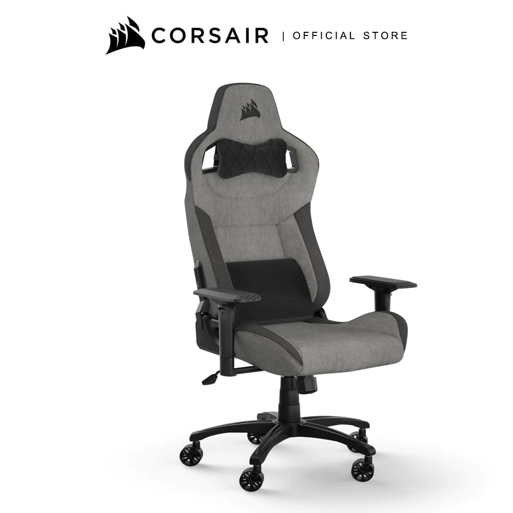 CORSAIR Chair รุ่น T3 RUSH Gaming Chair เก้าอี้สีเทา เก้าอี้เกมมิ่งเพื่อสุขภาพ E-Sport ลดอาการปวดเมื่อย เก้าอี้เบาะ นุ่ม เก้าอี้พนักพิงสูง เกรดพรีเมี่ยม— Gray/Charcoal https://lnwchill.com