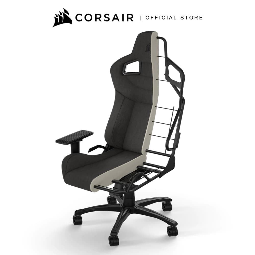 CORSAIR Chair รุ่น T3 RUSH Gaming Chair E-Sport เก้าอี้สีดำ เก้าอี้เกมมิ่งเพื่อสุขภาพ นุ่มสบาย ตามหลักสรีระศาสตร์ เก้าอี้เบาะ นุ่ม ลดอาการปวดเมื่อย เก้าอี้พนักพิงสูง เกรดพรีเมี่ยม — Charcoal https://lnwchill.com