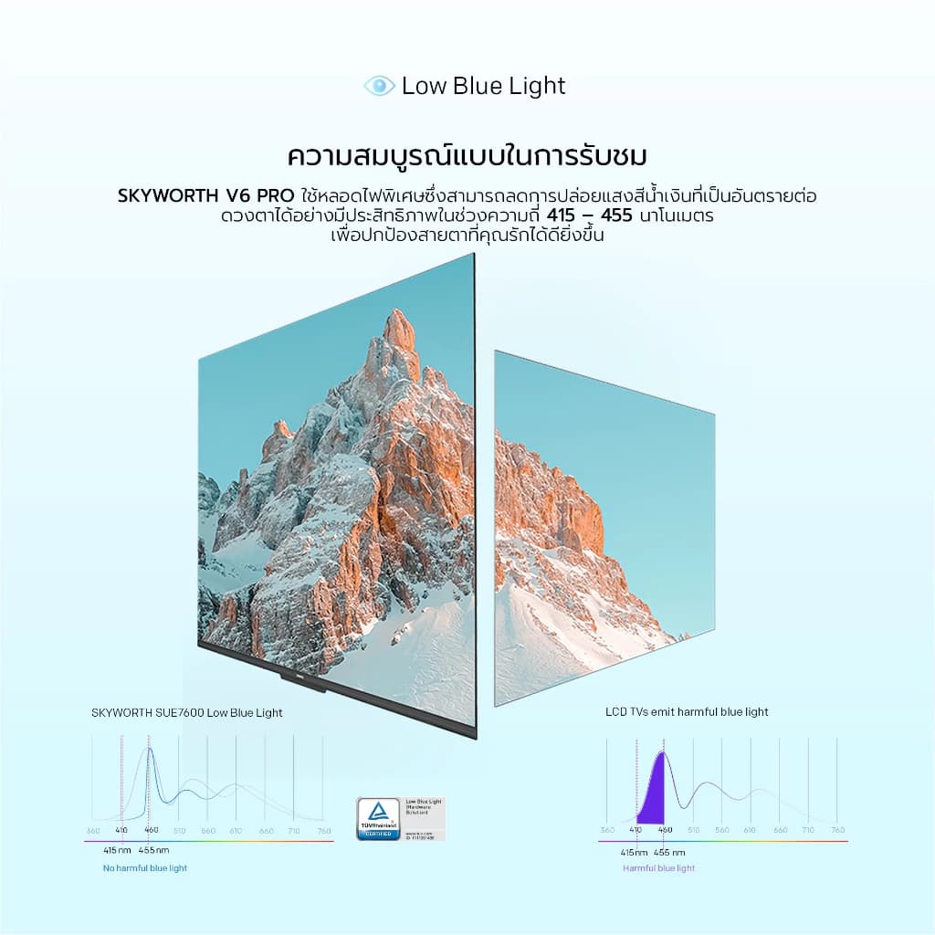 SKYWORTH ขนาด 70 นิ้ว Google SmartTV 4K รุ่น 70V6 PRO รองรับ Netflix/Youtube/Google Pla ราคาดี [ประกัน 5 ปี + ส่งฟรี] https://lnwchill.com