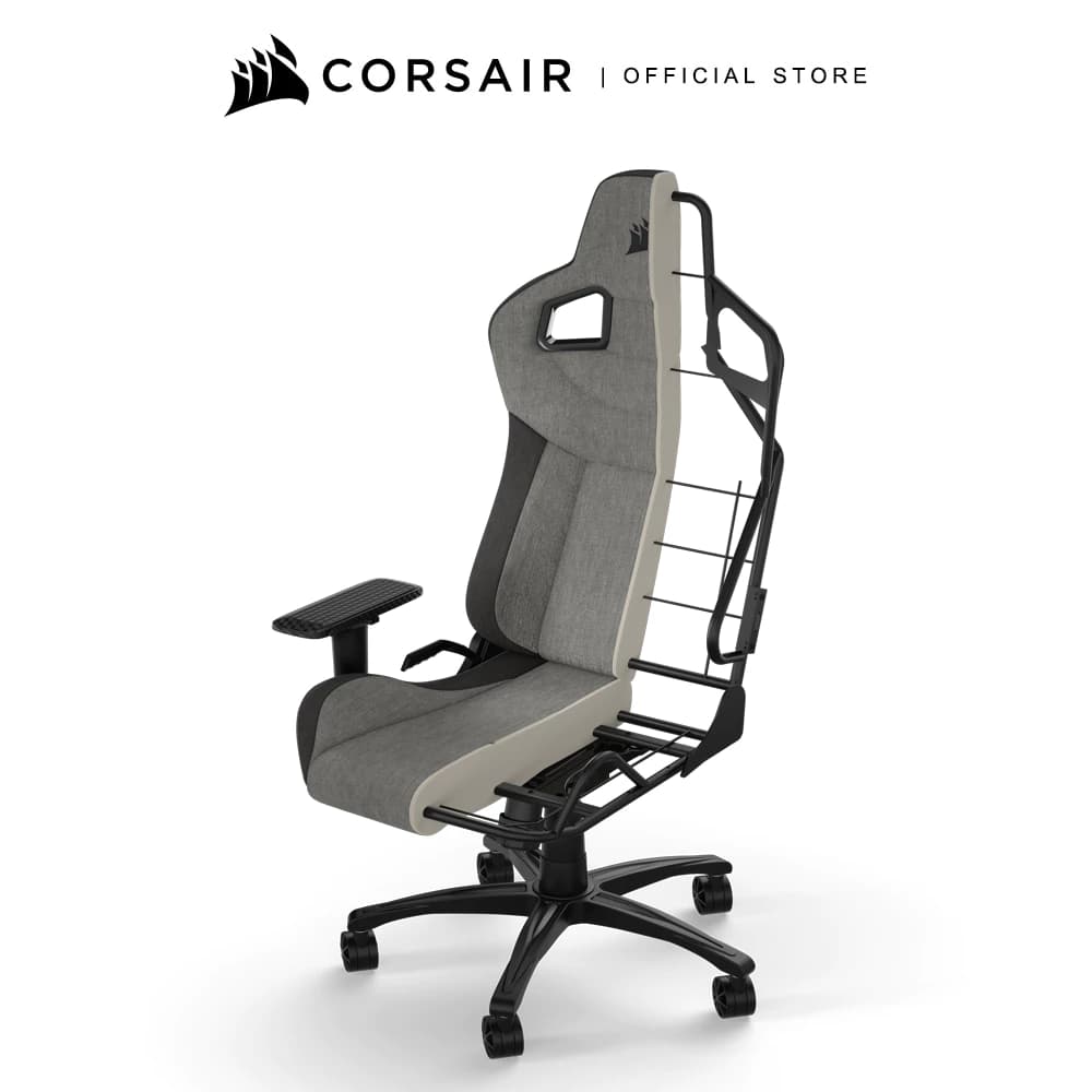 CORSAIR Chair รุ่น T3 RUSH Gaming Chair เก้าอี้สีเทา เก้าอี้เกมมิ่งเพื่อสุขภาพ E-Sport ลดอาการปวดเมื่อย เก้าอี้เบาะ นุ่ม เก้าอี้พนักพิงสูง เกรดพรีเมี่ยม— Gray/Charcoal https://lnwchill.com
