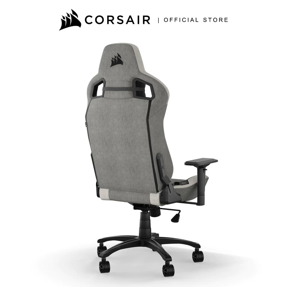 CORSAIR Chair รุ่น T3 RUSH Gaming Chair E-Sport เก้าอี้สีเทา เก้าอี้เกมมิ่งเพื่อสุขภาพ นุ่มสบาย ตามหลักสรีระศาสตร์ เก้าอี้พนักพิงสูง ลดอาการปวดเมื่อย เกรดพรีเมี่ยม — Gray/White https://lnwchill.com