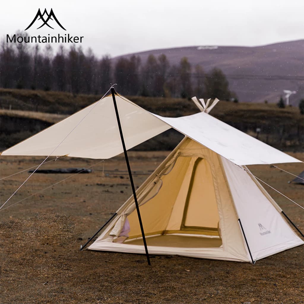 Mountainhiker พร้อมส่ง เต็นท์สนาม​ นอน เดินป่า ครอบครัว สนาม 3-4 คน สะดวกในการพกพา ระบายอากาศได้ดี https://lnwchill.com