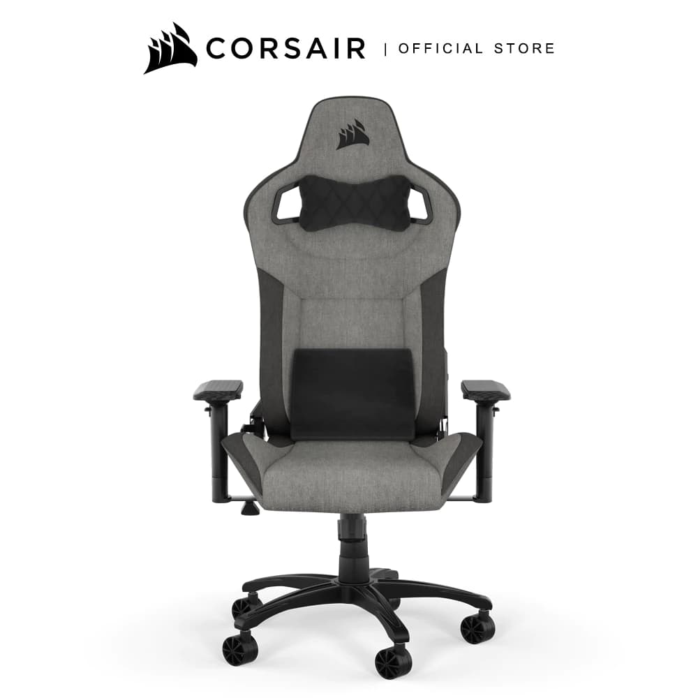 CORSAIR Chair รุ่น T3 RUSH Gaming Chair เก้าอี้สีเทา เก้าอี้เกมมิ่งเพื่อสุขภาพ E-Sport ลดอาการปวดเมื่อย เก้าอี้เบาะ นุ่ม เก้าอี้พนักพิงสูง เกรดพรีเมี่ยม— Gray/Charcoal https://lnwchill.com