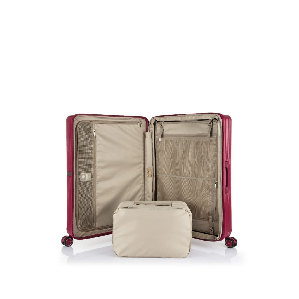 SAMSONITE รุ่น MINTER กระเป๋าเดินทางล้อลากขยายได้ขนาด 30 นิ้ว ดีไซน์เรียบหรูทันสมัย วัสดุโพลีคาร์บอเนตแข็งแรงทนทานพร้อมระบบล้อลากกันสะเทือนเพื่อการเดินทางที่เหนือกว่า https://lnwchill.com