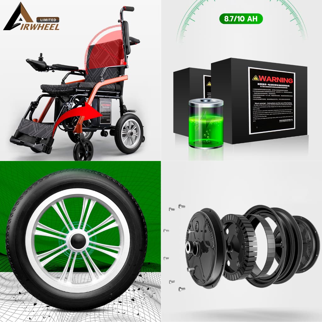 Synergy รุ่น แอร์วีล ลิมิเต็ด วีลแชร์ไฟฟ้า พับได้ น้ำหนักเบา 14 กก พกพาขึ้นเครื่องบิน https://lnwchill.com