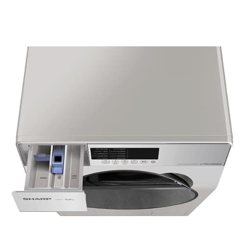 SHARP รุ่น ES-FK1054ST-G ES-FK852ET-W เครื่องซักผ้าฝาหน้าขนาด 8.5 ถึง 10.5 กก เทคโนโลยี STEAM CARE ฆ่าเชื้อโรคและประหยัดพลังงานด้วยระบบ J-Tech Inverter เพื่อความสะอาดระดับ https://lnwchill.com