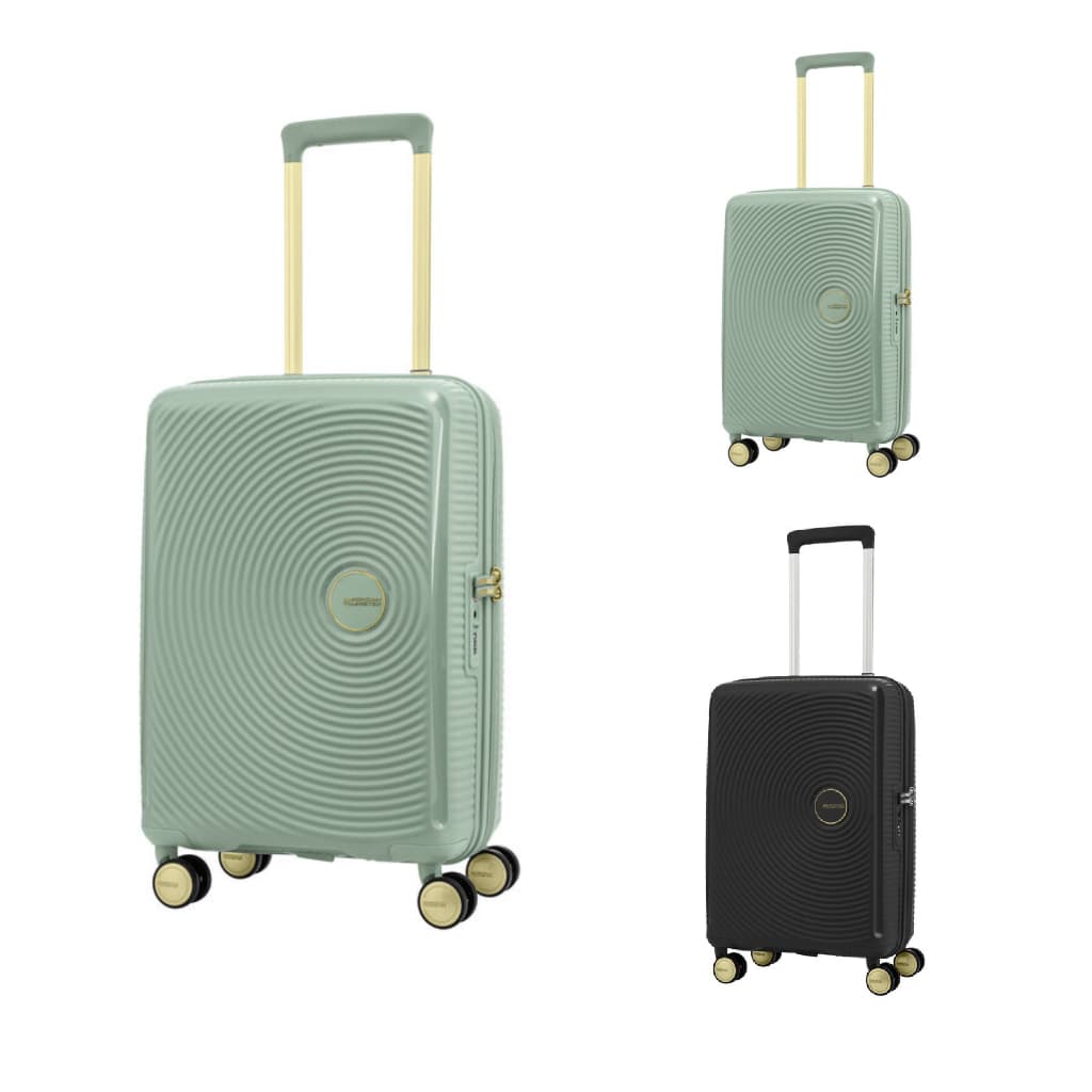 AMERICAN TOURISTER รุ่น CURIO SPINNER 55/20 TSA กระเป๋าเดินทาง 20 นิ้ว ล้อทอง ดีไซน์สวยงามชนะรางวัลระดับโลก น้ำหนักเบา ทนทาน https://lnwchill.com