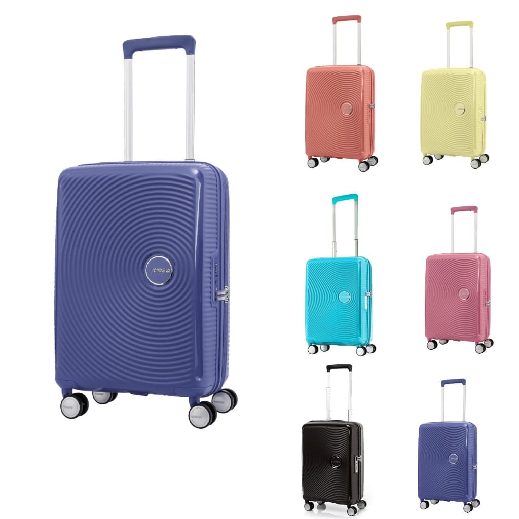AMERICAN TOURISTER รุ่น CURIO SPINNER 55/20 TSA กระเป๋าเดินทางล้อลาก 20 นิ้ว วัสดุ HS Polypropylene น้ำหนักเบา พร้อมระบบ TSA LOCK https://lnwchill.com
