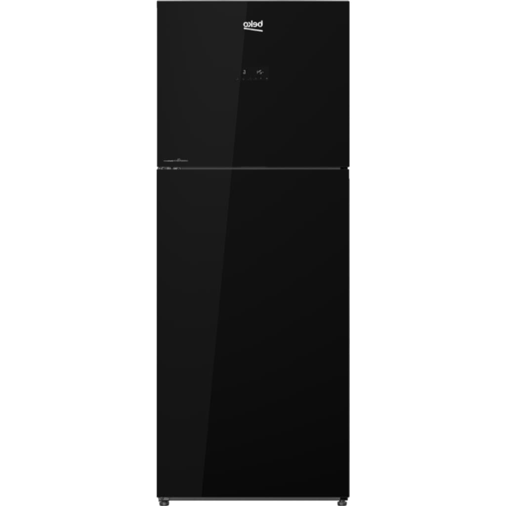 Beko รุ่น RDNT401E40VZHFSGB ตู้เย็นกระจกดำ 2 ประตู 13.2 คิว อินเวอร์เตอร์ เทคโนโลยี NutriFreeze HarvestFresh https://lnwchill.com