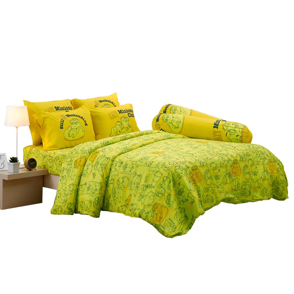 Jessica รุ่น Tencel T014 ชุดเครื่องนอน Minions ลิขสิทธิ์แท้ เนื้อผ้านุ่มลื่น ระบายอากาศดีเยี่ยม เหมาะสำหรับผิวแพ้ง่าย https://lnwchill.com