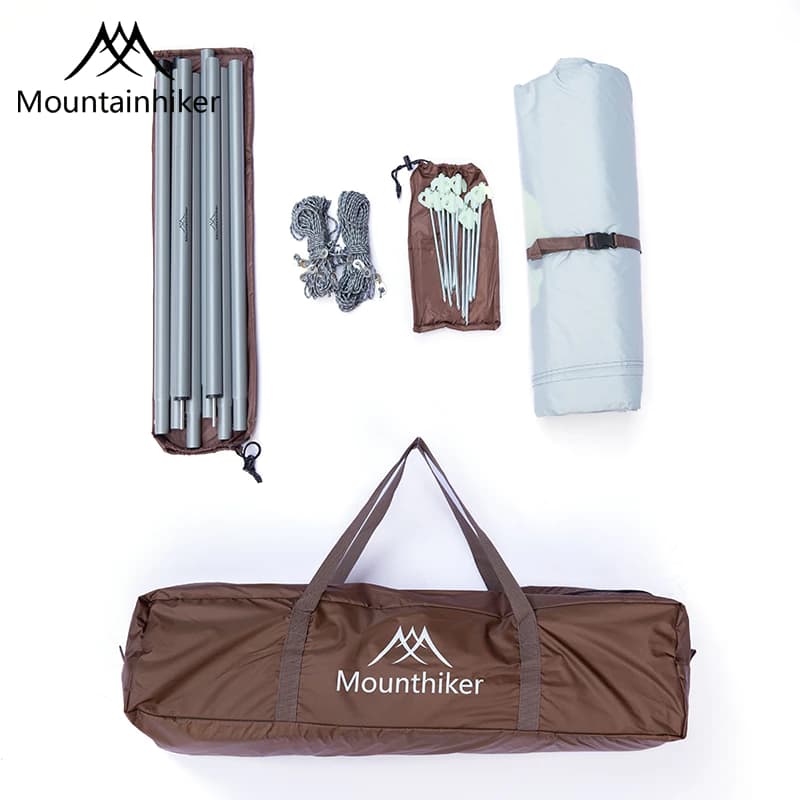Mountainhiker ทราฟ ฟลายชีท ทรงผีเสื้อ แคมป์ ปีนเขา เคลือบ กันแดด กันน้ำ กันฝน ฟลายชีท ขนาด 6.4x5.6x2.4 เมตร พร้อมอุปกรณ์ครบชุด แถมฟรีกระเป๋าถือ https://lnwchill.com